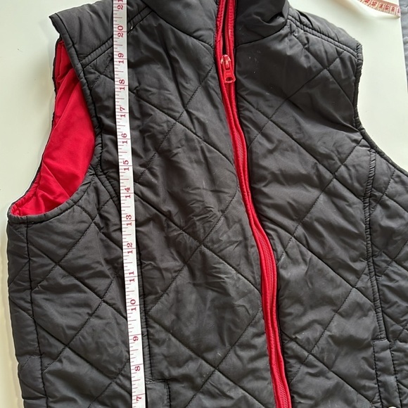 LAUREN Ralph Lauren RN 41331 black vest with red lining size S - Picture 11 of 13